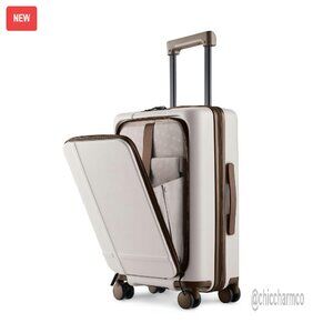 20-Inch Hard Shell Carry-On Luggage with TSA Lock & Spinner Wheels